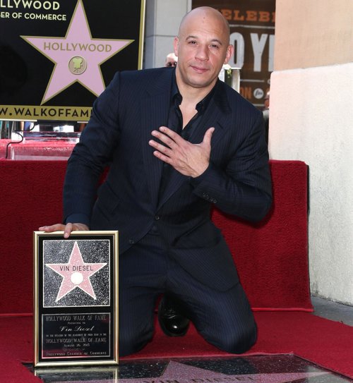 Vin Diesel, estrella en el paseo de la fama