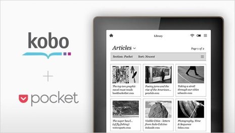 Pocket se incorpora en todos los dispositivos de Kobo
