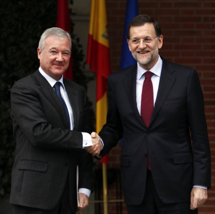 Mariano Rajoy Recibe A Ramon Luis Valcarcel