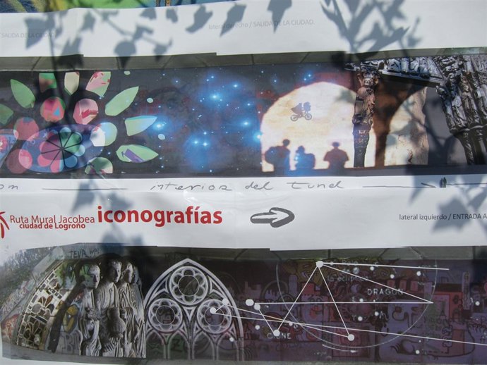 Parte de las imágenes que aparecerán en el mural 'Iconografías'