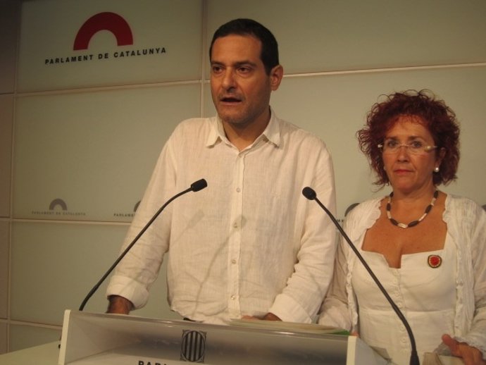 Josep Vendrell, Hortènsia Grau (ICV-EUiA)