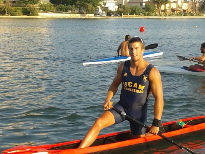 El piragüista de la UCAM Sete Benavides 