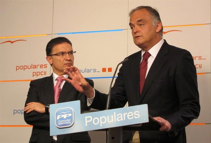 Esteban González Pons y Serafín Castellano