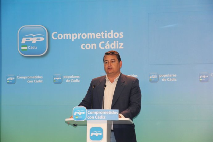Antonio Sanz, presidente del PP de Cádiz
