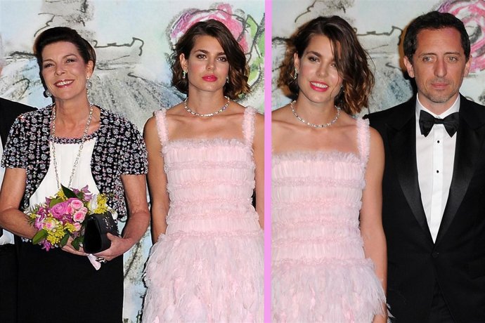 Carolina de Mónaco, Carlota Casiraghi y Gad Elmaleh, juntos en Saint-Tropez