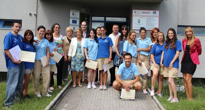Clausura del taller de empleo de Laredo