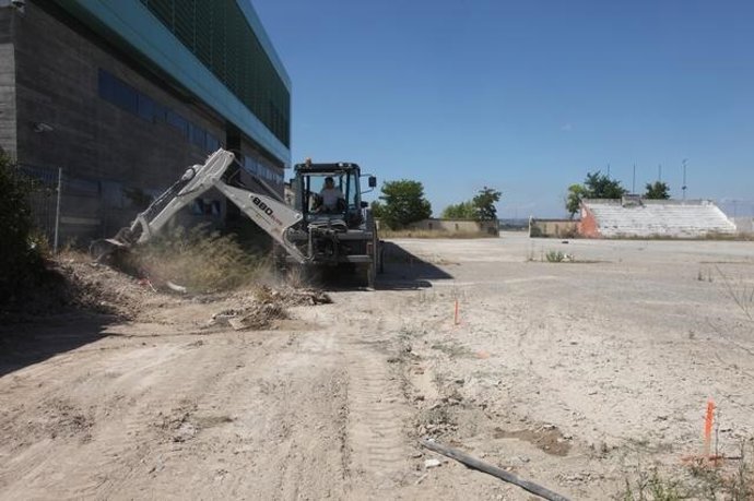 Obras del centro Fruitcentre de Lleida