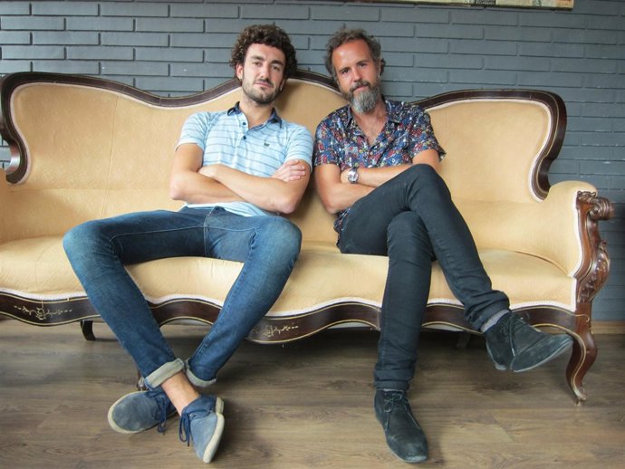 Miki Esparbé (actor) y Marc Crehuet (director de 'El rei borni')
