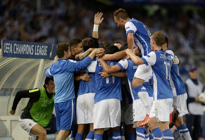 La Real Sociedad se impone al Lyon para estar en la Liga de Campeones