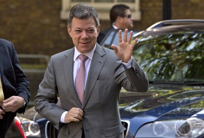 El presidente de Colombia, Juan Manuel Santos