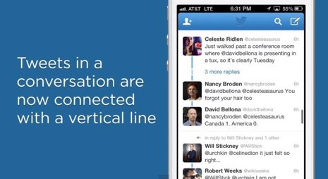 Actualización Twitter nuevo diseño conversaciones
