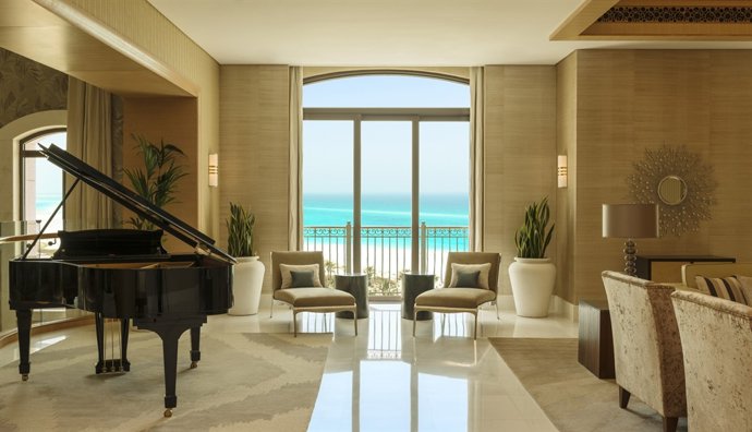 Suite de lujo de hotel Starwood en Abu Dhabi