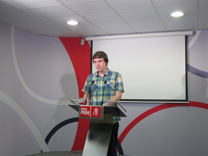 El secretario xeral de las Xuventudes Socialistas, Aitor Bouza