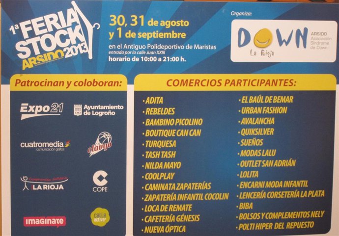 Cartel anunciador de la feria