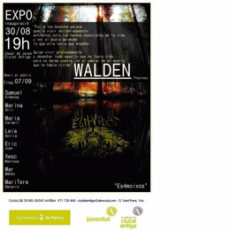Cartel de la exposición 'Walden'