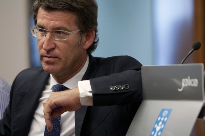 El presidente de la Xunta, Alberto Núñez Feijóo