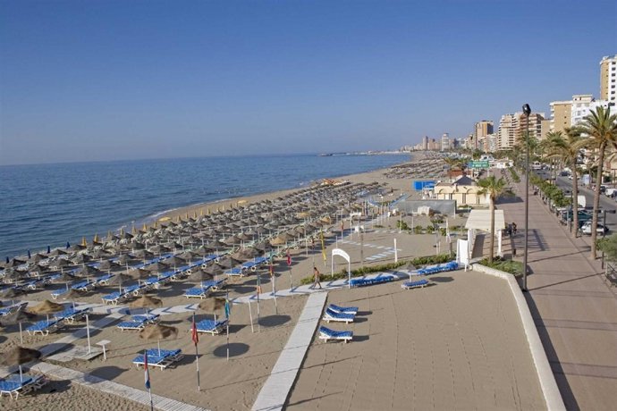 Playa de Los Boliches en Fuengirola