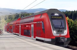 Tren que Bombardier suministra para Cercanías a Alemania