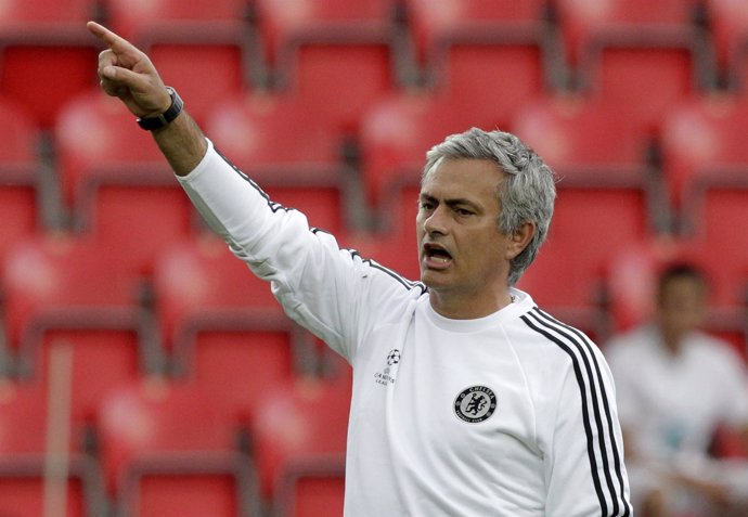 Jose Mourinho con el Chelsea