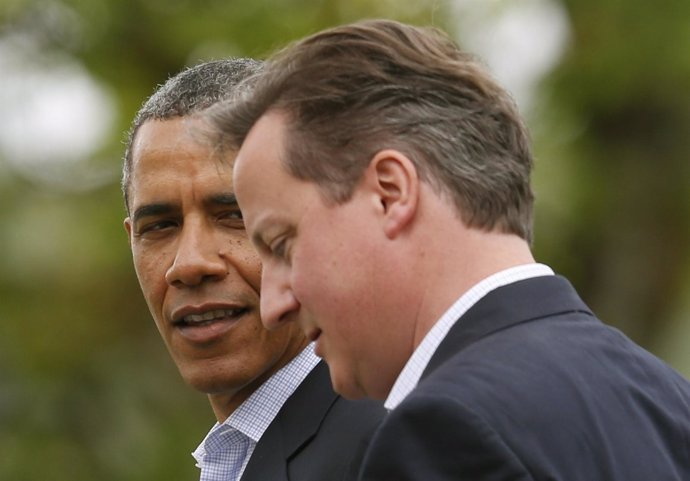 Barack Obama y David Cameron