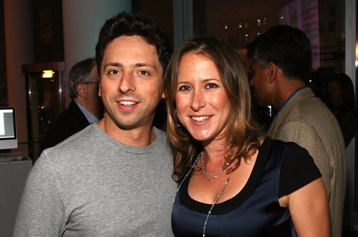 NEW YORK - SEPTEMBER 09:  Sergey Brin and his wife Anne Wojcicki attend the 23 a