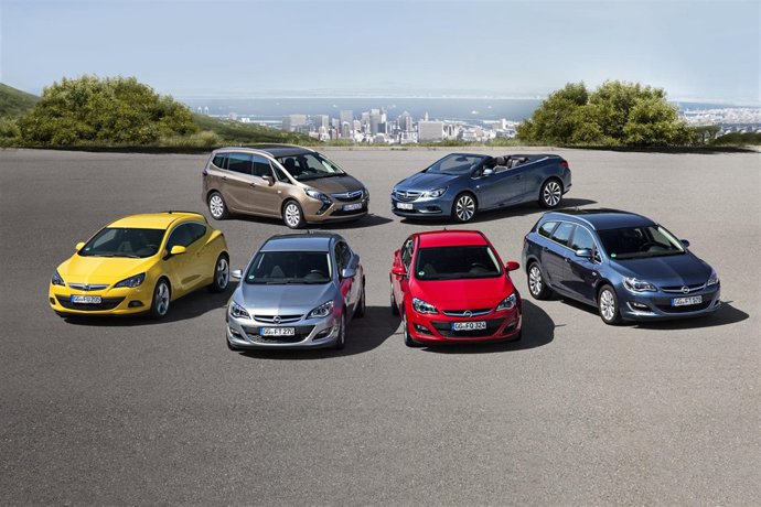 Gama Opel Astra, Zafira Tourer y Cabrio