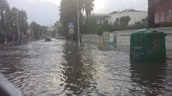 Inundaciones en Almuñécar