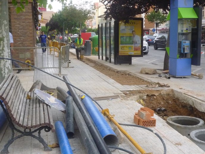 Obras del Plan del Agua en Teruel