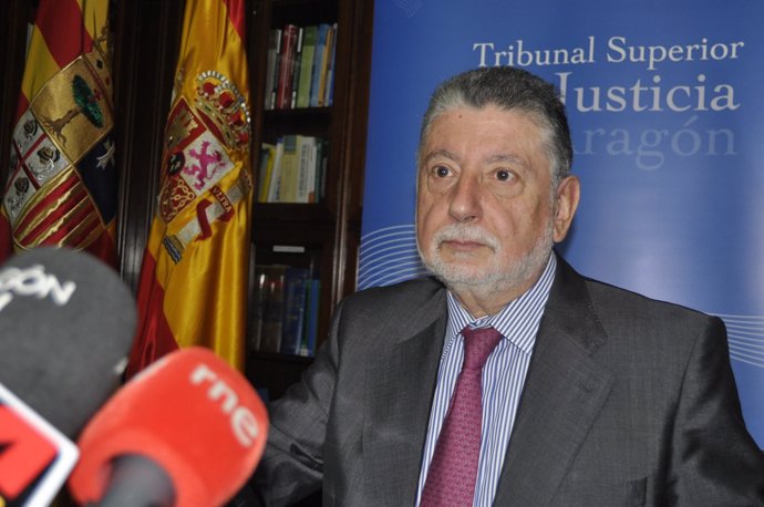 El presidente del TSJA, Fernando Zubiri. 