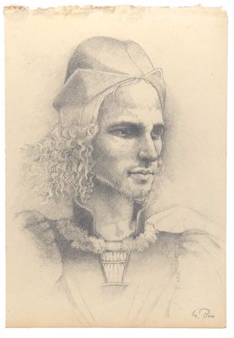 Retrato de Corella, grabado de Manuel Boix.