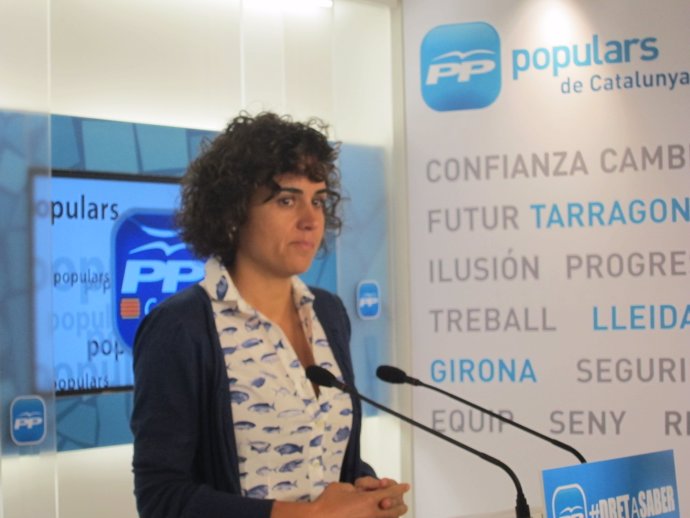 La vicesecretaria de organización del PP catalán, Dolors Montserrat