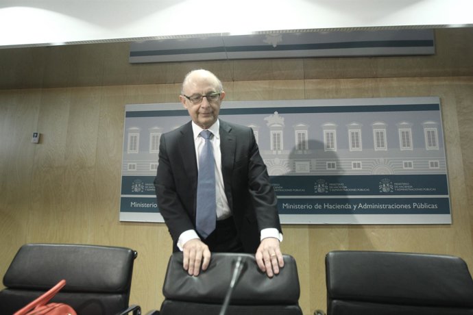 Cristobal Montoro ante el Consejo de Política Fiscal y Financiera 