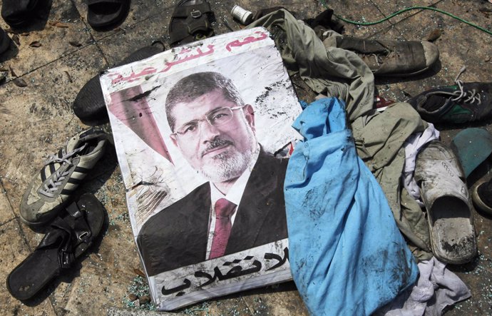 Imagen del presidente depuesto de Egipto, Mohamed Mursi