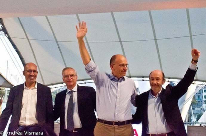 Rubalcaba y Letta