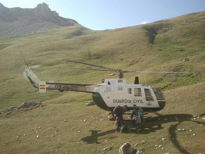 Rescate del Greim en Picos de Europa       