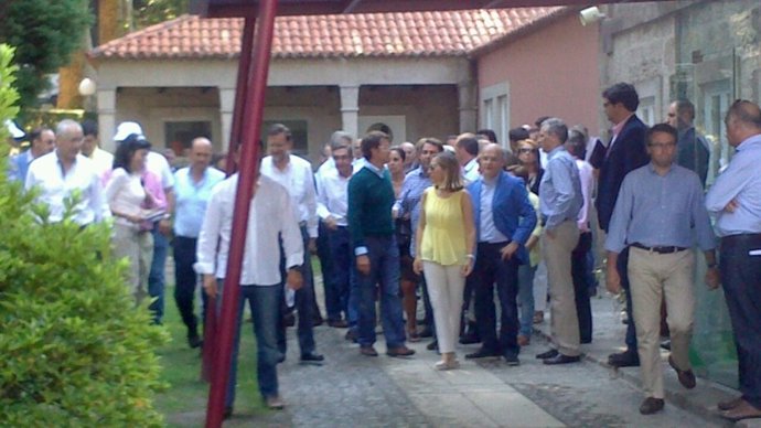 Feijóo y Rajoy en Soutomaior