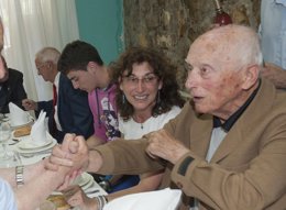 Manuel Lavín, abonado número 2 del Racing