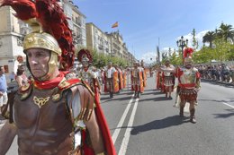 Desembarco tropas romanas en Santander 