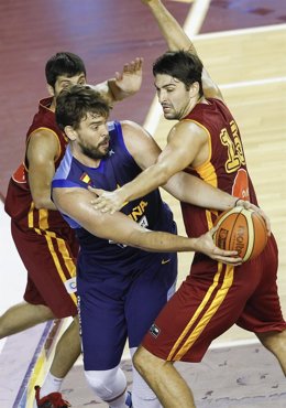 Marc Gasol en el España-Macedonia