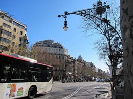 El Paseo De Gràcia De Barcelona