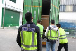 Camiones del macroalijo de hachís en Córdoba