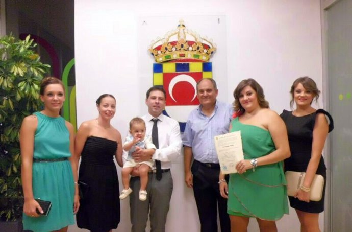 Primer bautizo civil en Huétor Tájar
