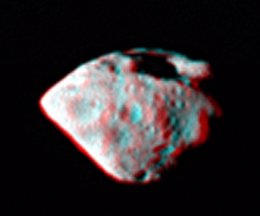 Asteroide Steins en 3D