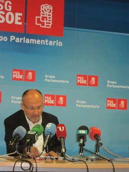 El portavoz parlamentario del PSdeG, Abel Losada