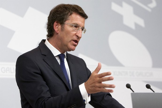El presidente de la Xunta, Alberto Núñez Feijóo