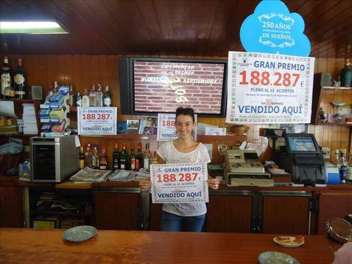 Número premiado en Sarón 