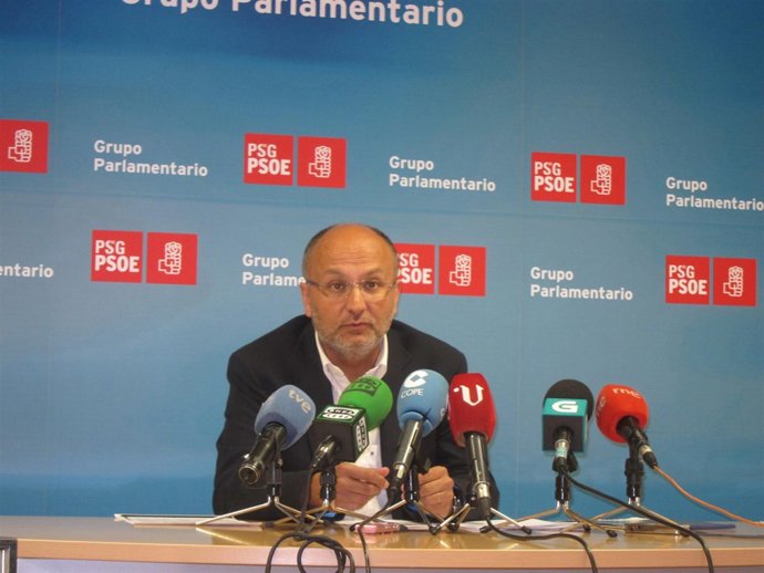 El portavoz parlamentario del PSdeG, Abel Losada