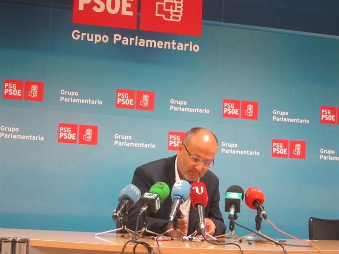 El portavoz parlamentario del PSdeG, Abel Losada