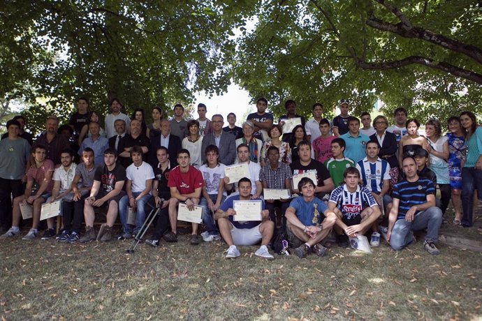 Clausura de la escuela taller de Aranzadi.