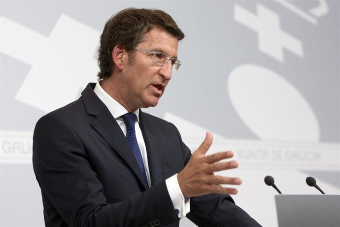 El presidente de la Xunta, Alberto Núñez Feijóo